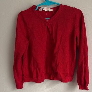 H&M Vibrant Red toddler Cardigan